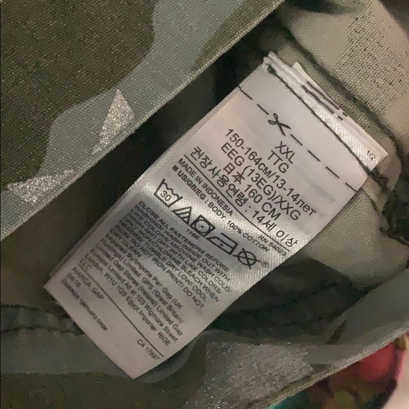 BOGO Gap Kids Camo jacket XXL (13-14) - Picture 7 of 7